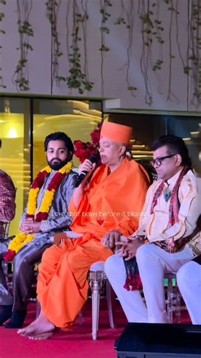 Rashi & Dhruv 🧿♾️ on Instagram: "Under the first full moon of 2026, within the sacred halls of the BAPS Hindu Mandir, we came together to celebrate the union rooted in balance, devotion, and eternal love, truly inspired by Lord Shiva and Goddess Parvati. Graced by the divine presence and blessings of Brahmavihardas Swami, we were humbled to begin our journey under his divine grace ✨ #RashParMarTa 🔱💛"