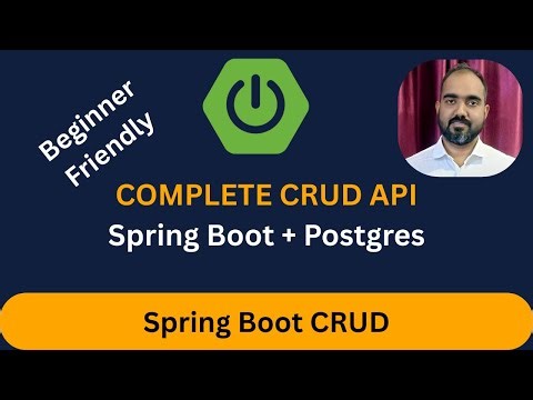 Spring Boot CRUD Example with PostgreSQL | REST API using JPA in Hindi