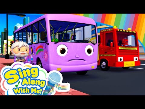 Wheels On The Bus 🚌🎶 | KARAOKE! | Sing Along With Me! | Kids Songs