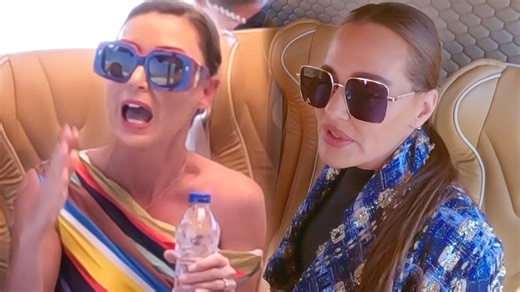 Bronwyn Newport and Meredith Marks get into a heated sprinter van fight in ET's first look at 'The Real Housewives of Salt Lake City's season 6 finale. | Entertainment Tonight