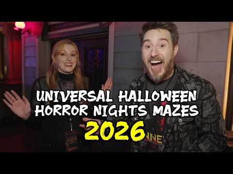 HALLOWEEN HORROR NIGHTS MAZES at Universal 2026