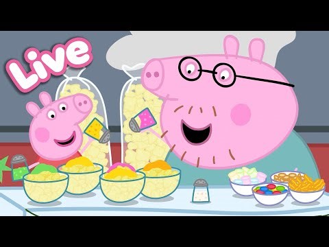 🍎 Peppa Pig Best Bites LIVE! 🐷 Peppa’s Food & Cooking Moments | Tales Full Episodes 24/7