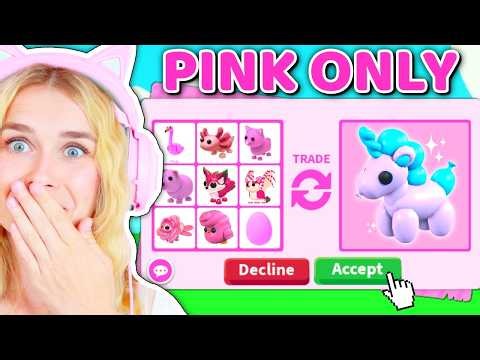Trading PINK PETS Only In Adopt Me..