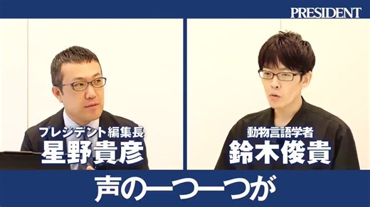 プレジデント編集部 on X: "【「言葉は人間だけ」は思い込みだった】鳥の言葉をどう解読したのか｜シジュウカラから始まった動物言語学●鈴木俊貴（動物言語学者） 👇動画全編は引用ポストから👇" / X