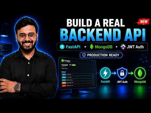 🔥 Python Developer Series #10 | Production-Ready Backend API | FastAPI + MongoDB + JWT | Learn LIVE