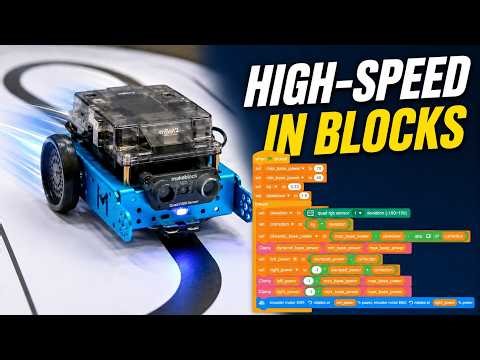 mBot2 High-Speed Line Follower in Blocks | Dynamic Base Power