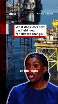 What does UK's new gas field mean for climate change? #BBCNews
