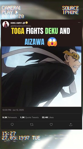 TOGA FIGHTS DEKU AND AIZAWA 😱 | #myheroacademia #edit #amv #anime