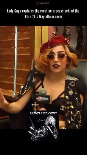 Lady Gaga explains why she's a motorcycle on the cover of Born This Way
