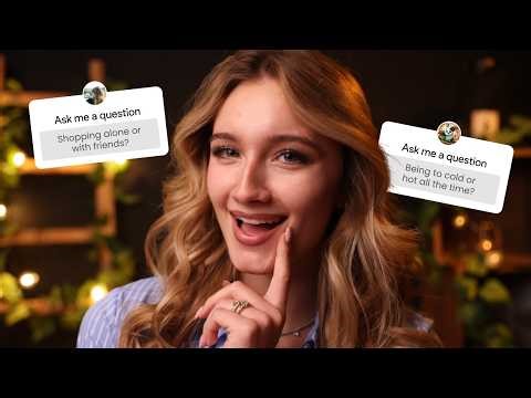 ASMR Answering Random Questions