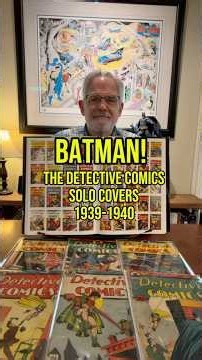 Early Batman Solo Covers on Detective Comics - 1939-1940!