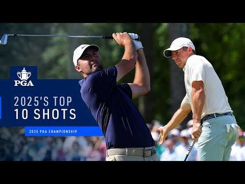 Top 10 Shots from the 2025 PGA Championship
