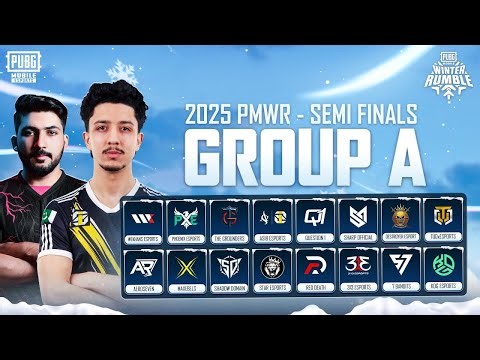 2025 PUBG MOBILE Winter Rumble | Semi Finals - Group A | Asli Jang Shuru🔥🏆