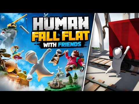 3 Friends + Human: Fall Flat = Pure Chaos 😂🔥 | STONE HEART GAMER