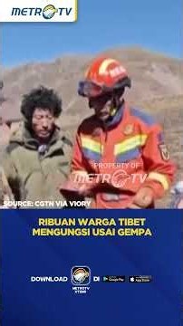 Gempa M 7,0 Guncang Tibet 16 Orang Tewas dan 76 Terluka