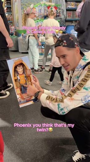 Disneyland needs to hire Carter as their Woody impersonator 😂💫 #LovesIt 💖