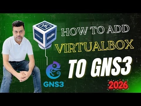 How to Connect gns3 with VirtualBox||2026