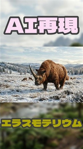 【衝撃】AIで絶滅した生き物を動かしてみた（アルシノイテリウム）