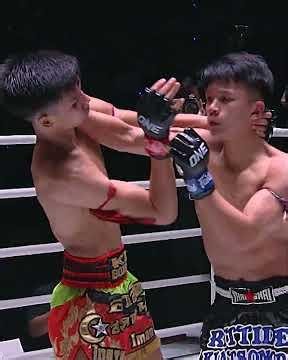 UNREAL FINISH 😵‍💫 When Aliff unleashed an insane spinning elbow against Rittidet!