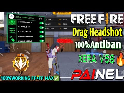 Free fire XERA V58 Headshot PANEL🔥100%Antiban Hack ✅Rank Working SenXi Panel | New Injector Hack