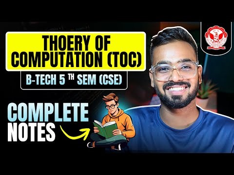 Theory of Computation (TOC) Complete Notes for RGPV | B.Tech CSE 5th Semester