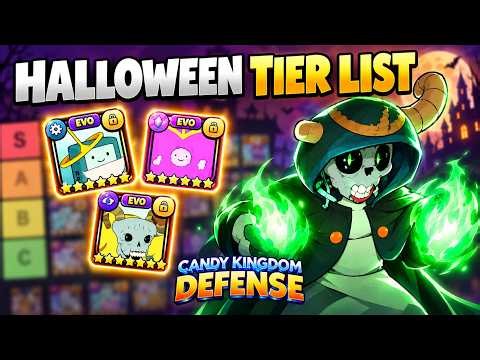 CANDY KINGDOM DEFENSE UNITS TIER LIST (HALLOWEEN UPDATE)! BEST UNITS & META UNITS!