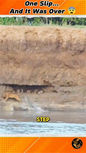 One Slip… And It Was Over 😨 #facts #animals #shorts