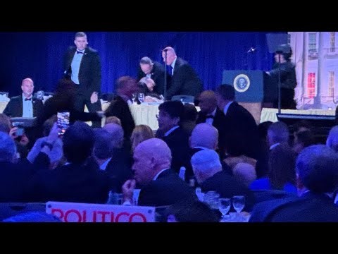 Trump rushed off stage after shots fired at White House correspondents’ dinner • FRANCE 24