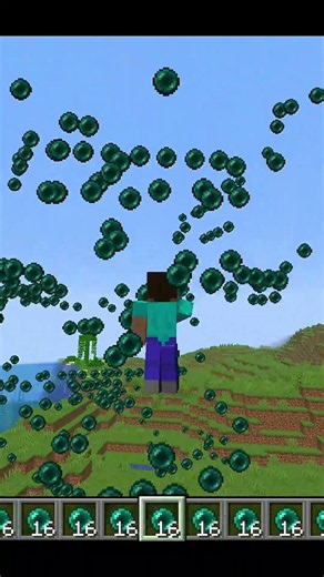 throw 10000 ender pearls at one ??? #minecraft