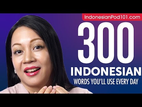 300 Indonesian Words You'll Use Every Day - Basic Vocabulary #70