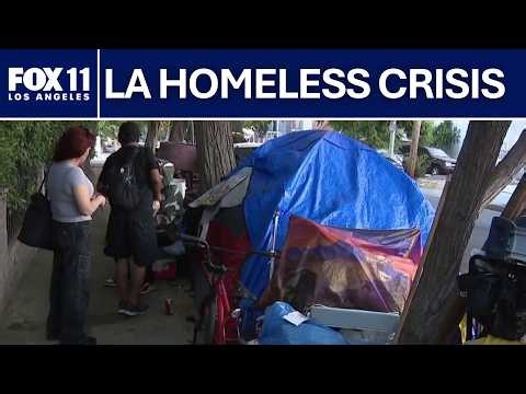 LA residents frustrated by Rampart Village homeless encampment as tenants move out