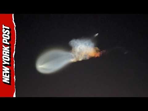 Eyewitness Video Captures SpaceX Rocket Launch to the ISS