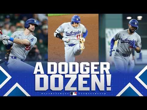 The Dodgers score 12 RUNS to win the series! 😱🔥(Ft. Andy Pages' three HRs, Ohtani, Tucker and more!)