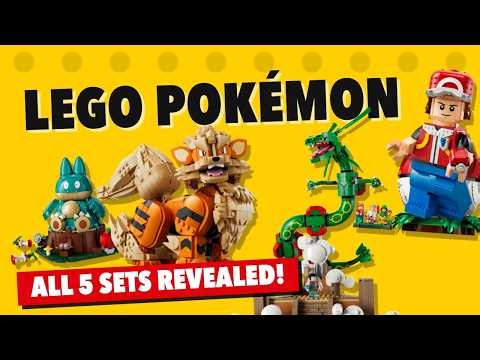 5 New LEGO Pokémon Sets Just Revealed