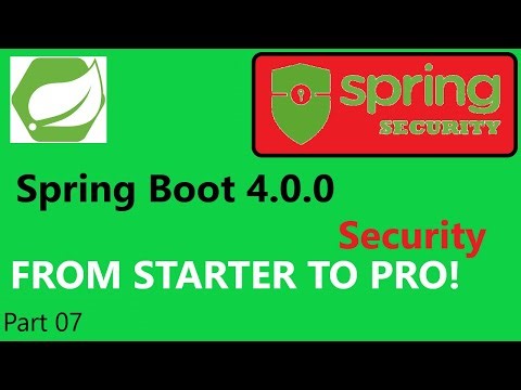 Spring Boot 4.0.0 & Spring Security 7 (part 07) - JdbcUserDetailsManager & BCryptPasswordEncoder