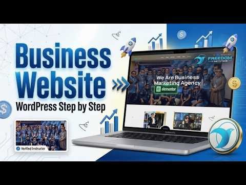 Create a Business Website with WordPress Step by Step | Beginner to Pro