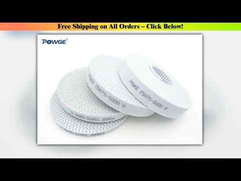 POWGE Metric Trapezoid AT5 Open synchronous belt width 10/15/20/25/30mm Polyurethane steel PU AT5