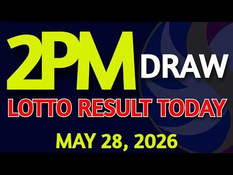 2pm Lotto Result Today May 28, 2026 Swertres Ez2 PCSO