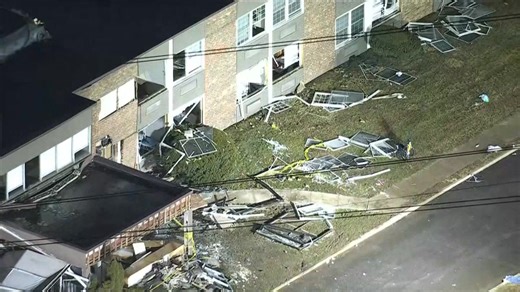 🚨 New aerial video shows the aftermath of yesterday's nursing home explosion in Bucks County, PA. THE LATEST ---> https://wjactv.com/news/nation-world/at-least-2-dead-20-injured-in-catastrophic-explosion-at-bucks-county-bristol-pennsylvania-nursing-home-health-and-rehab-center-gov-josh-shapiro-gas-leak-department-of-health-safety-code | WJAC-TV News