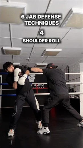 6 jab DEFENSE techniques ✔️ #boxing #boxingcoach #boxer #boxingtraining #boxingskills