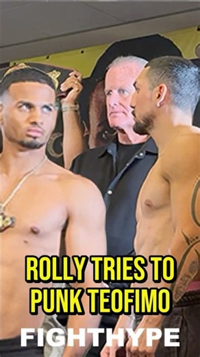 Rolly Romero TRIES TO PUNK Teofimo Lopez at FINAL FACE-OFF 😤