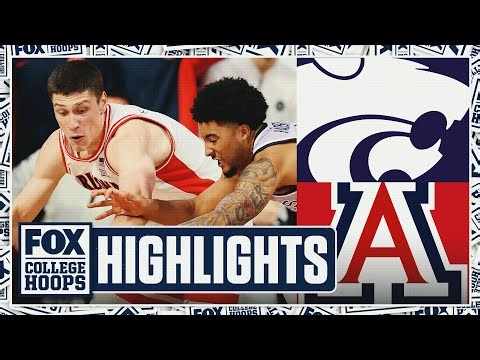 Kansas State Wildcats vs. No. 1 Arizona Wildcats Highlights 🏀 FOX College Hoops