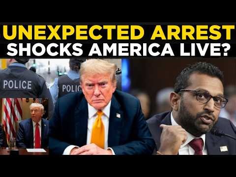 US News Live: Shocking Arrest in America | Kash Patel LIVE Update on Biden | Reveals Arrest Shock!