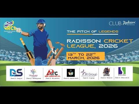 🔴 MEGA FINAL || THE PITCH OF LEGENDS || RADISSON CRICKET LEAGUE, 2026 GANDHIDHAM || EAGLE SPORTS ||