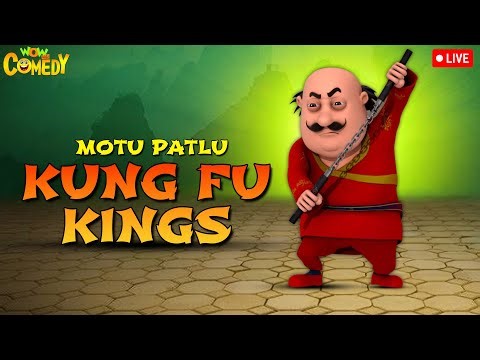 🔴 LIVE | Motu Patlu: Kung Fu Kings Full Movie | Wow Kidz Comedy | Kids Cartoon Fun