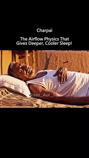 Charpai Science: How Airflow Physics Makes You Sleep Cooler! #Charpai #SleepScience