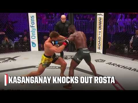 Impa Kasanganay knocks out Dalton Rosa in Round 1 at #PFLPittsburgh | ESPN MMA
