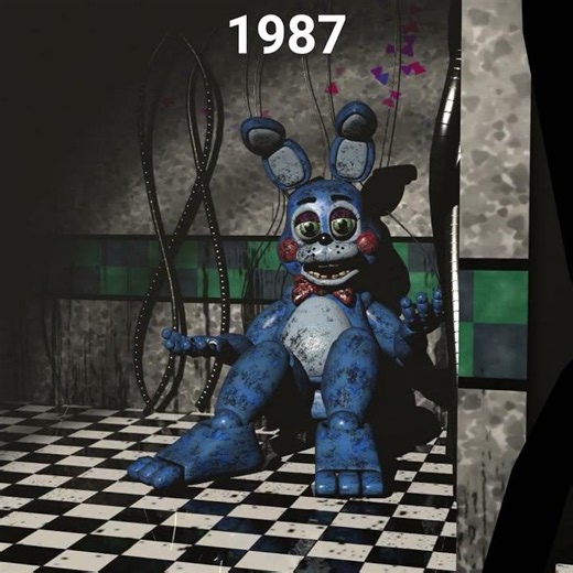 FNAF Toy Bonnie 67 over the years