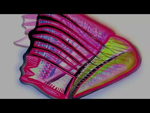 Digital Art Progress: Transforming Blank Layers into Abstract Art on iPad