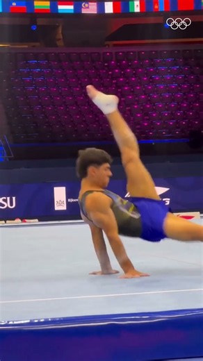 Paris 2024 silver medallist Angel Barajas in action 😮‍💨🔥